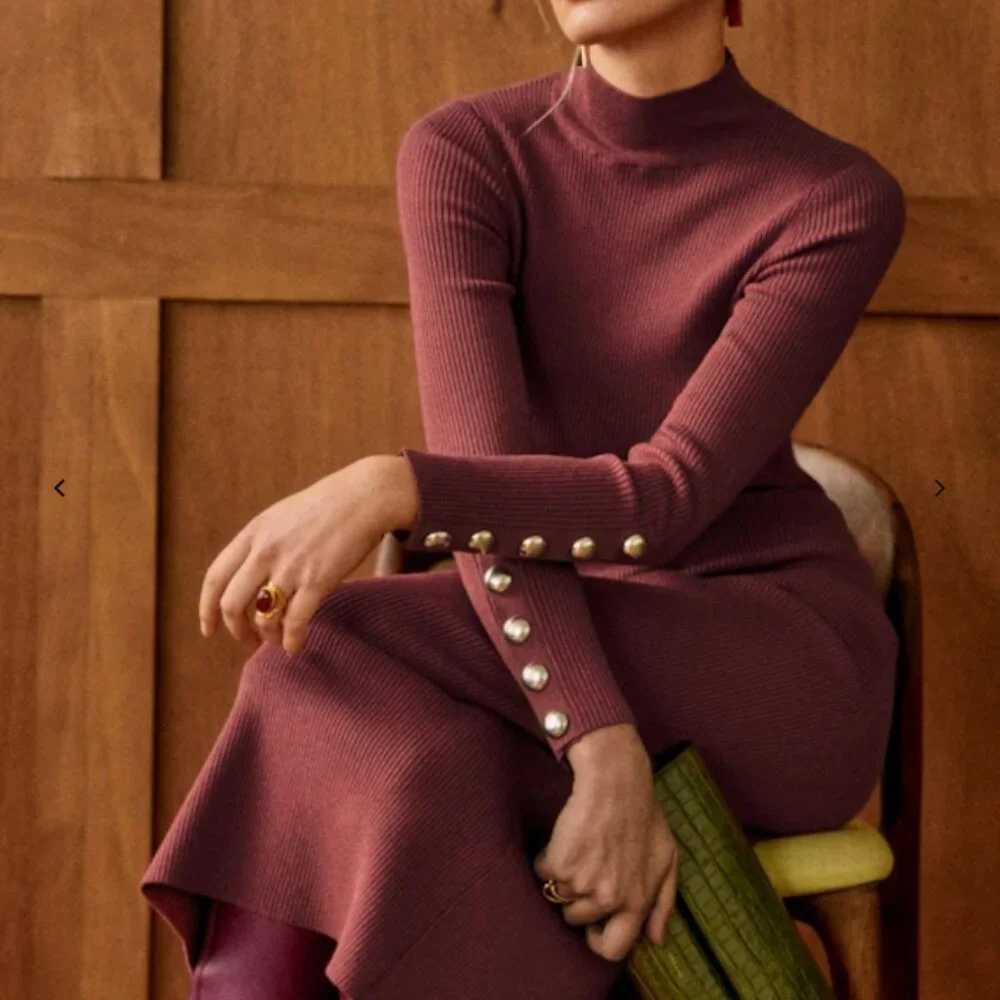 Sezane Hillary Dress Rosewood, Size S, NWOT - Picture 1 of 5